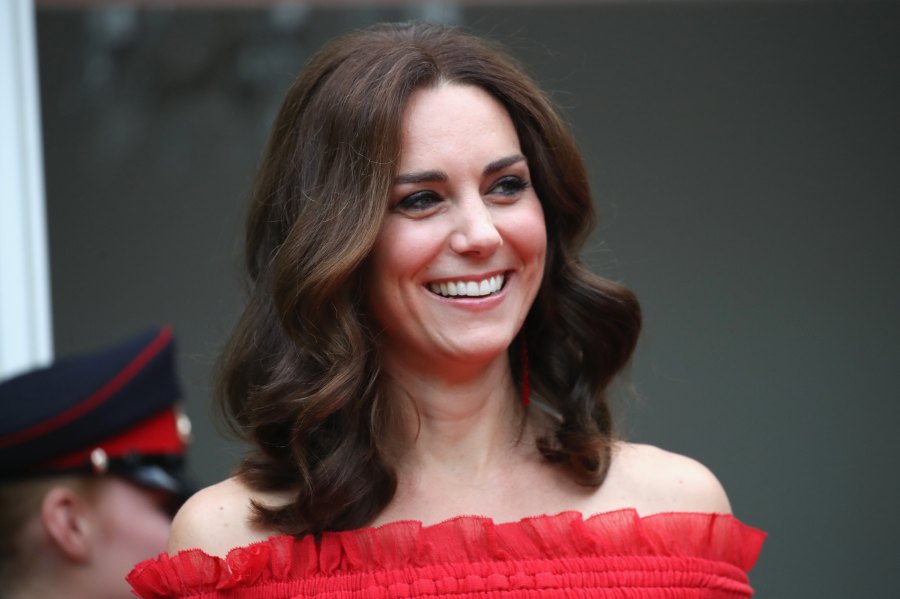 Kate Middleton Red Alexander McQueen Dress