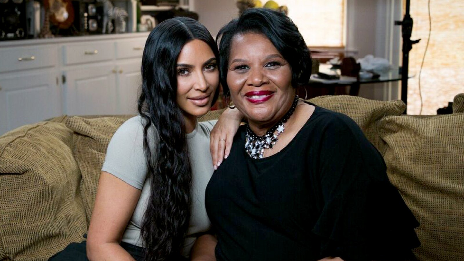 Kim Kardashian West and Alice Johnson