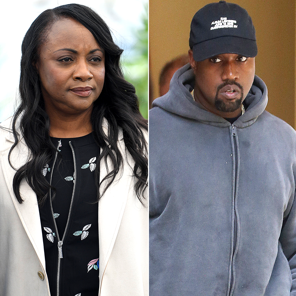 Pat Houston and Kanye West