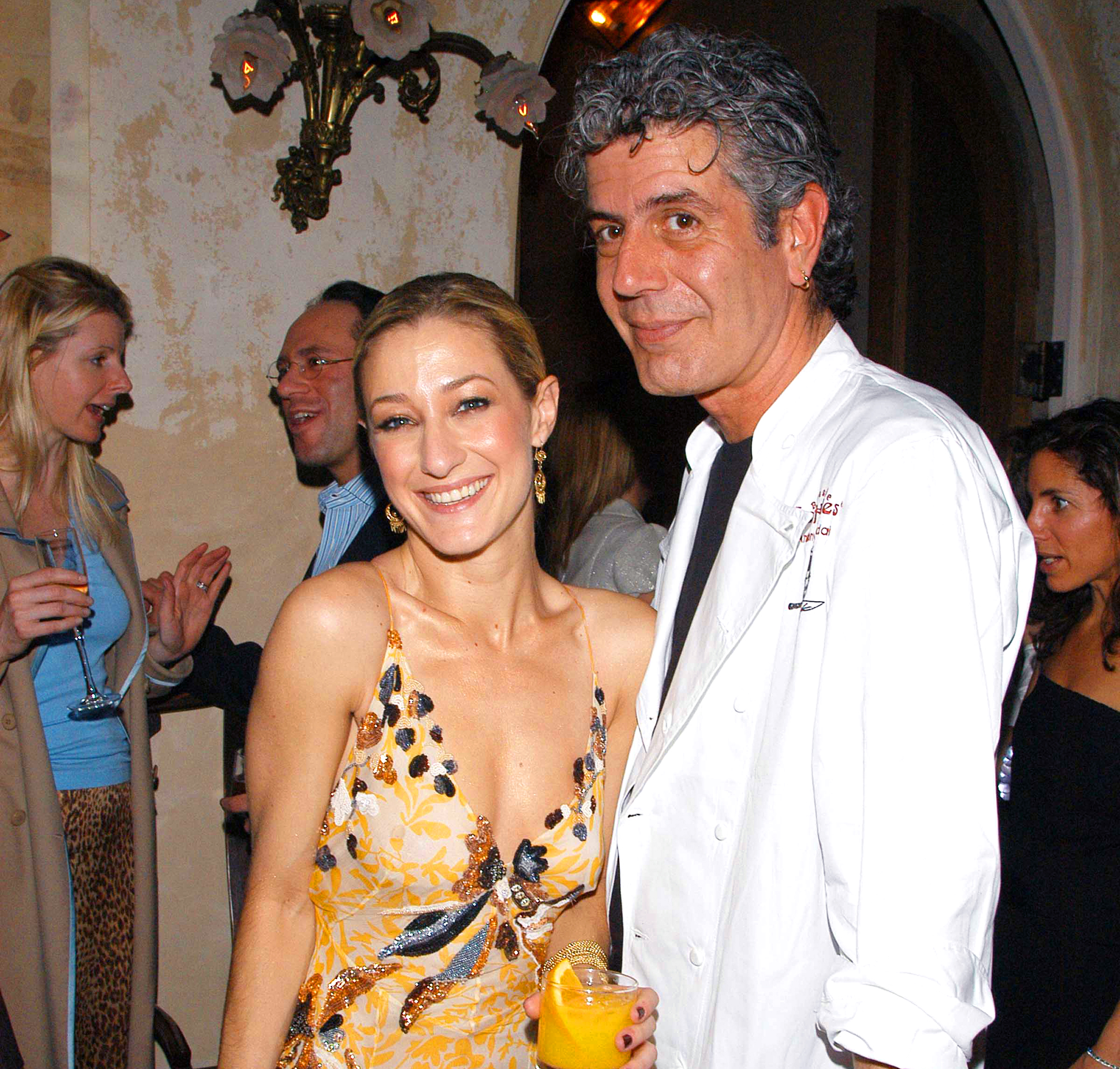 Paula Froelich and Anthony Bourdain