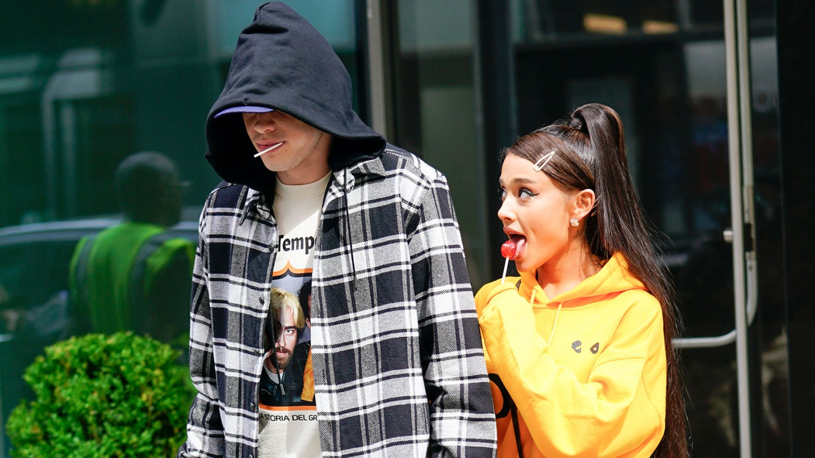 Pete Davidson and Ariana Grande