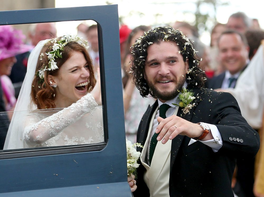 Rose Leslie, Kit Harington, Kirkton of Rayne, Scotland