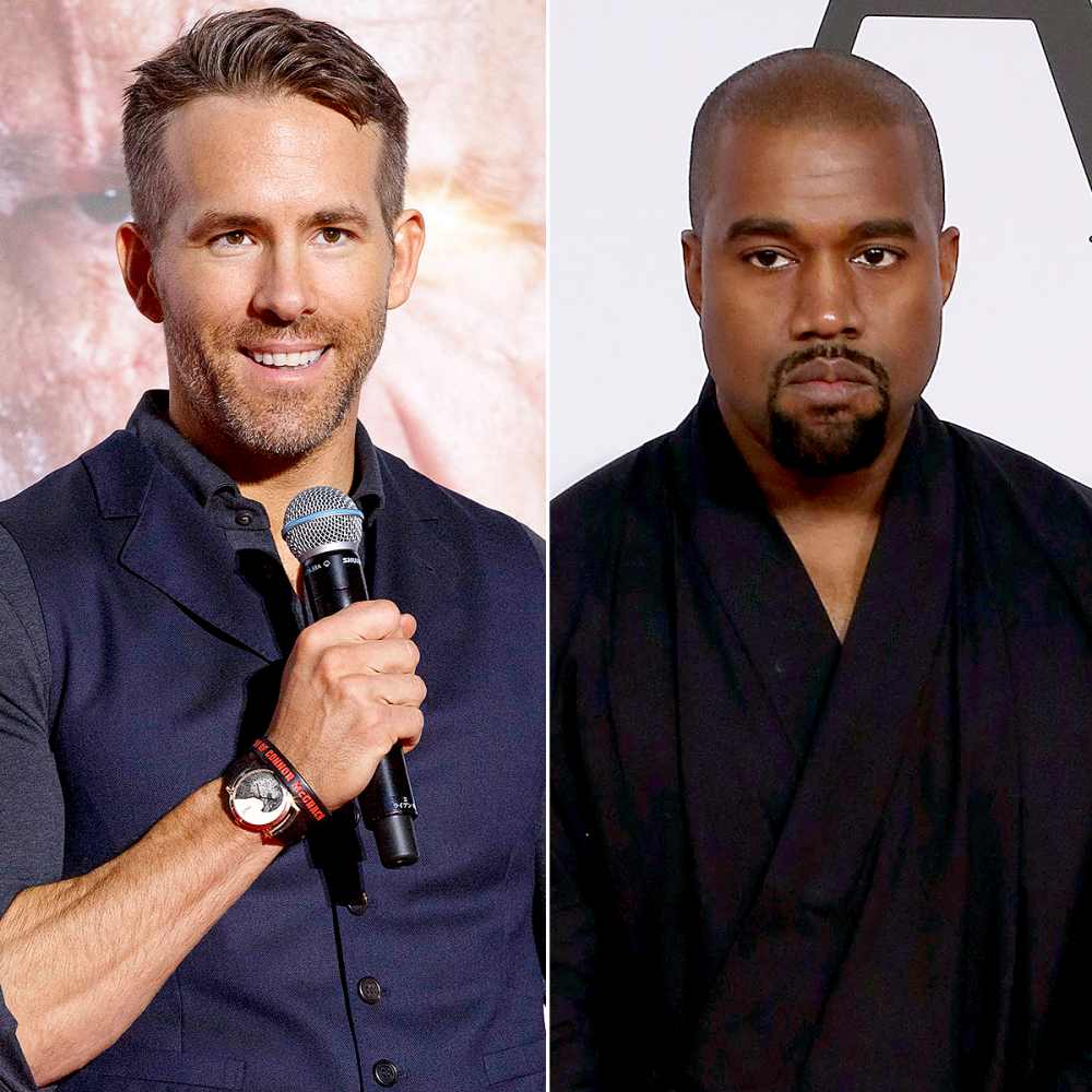 Ryan Reynolds and Kanye West