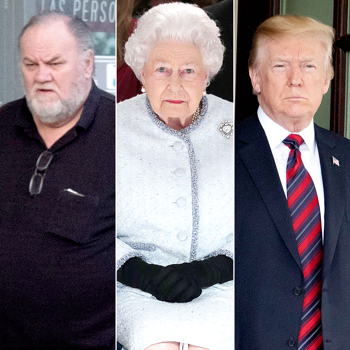 Thomas Markle, Queen Elizabeth II, and Donald Trump