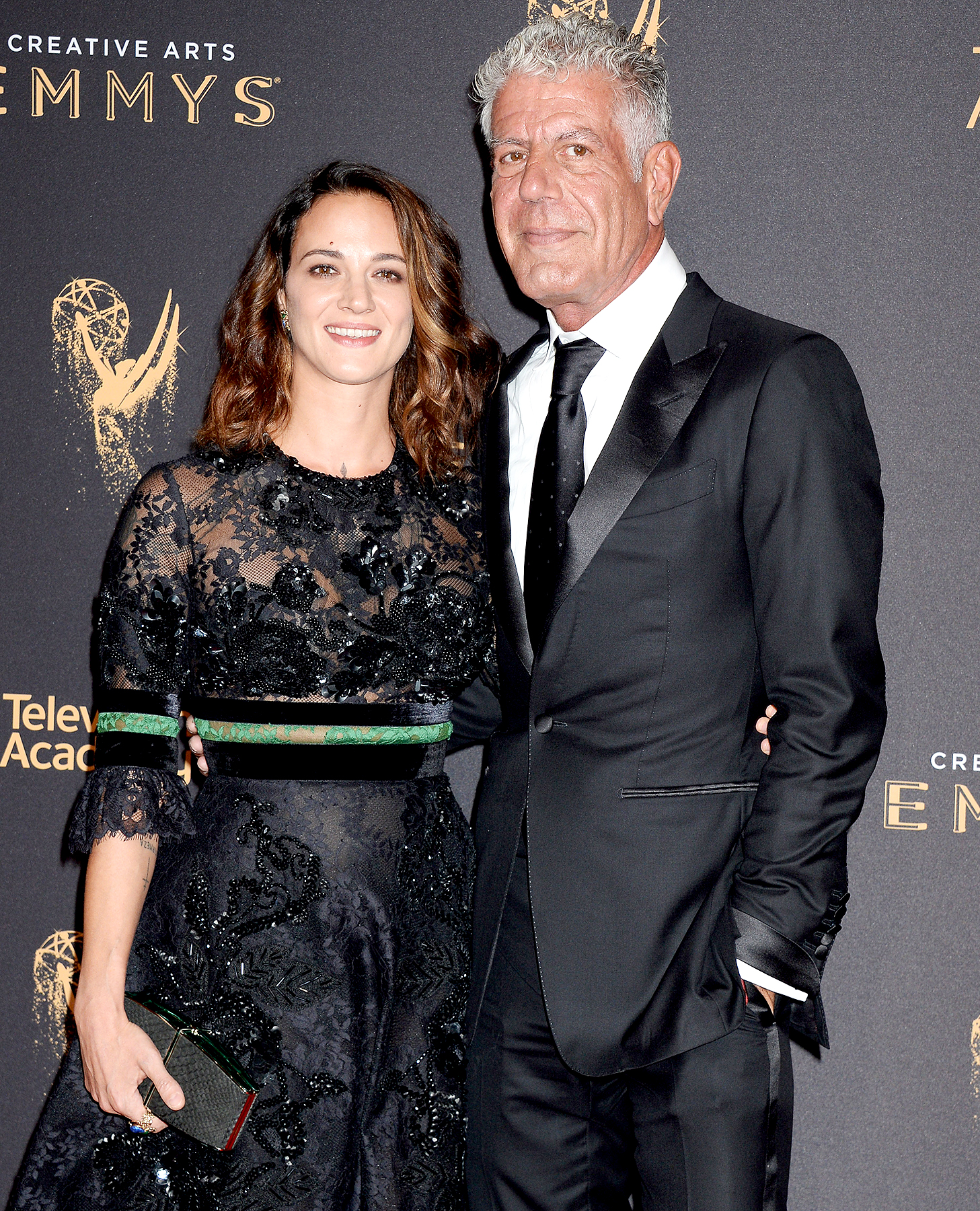 Asia Argento and Anthony Bourdain