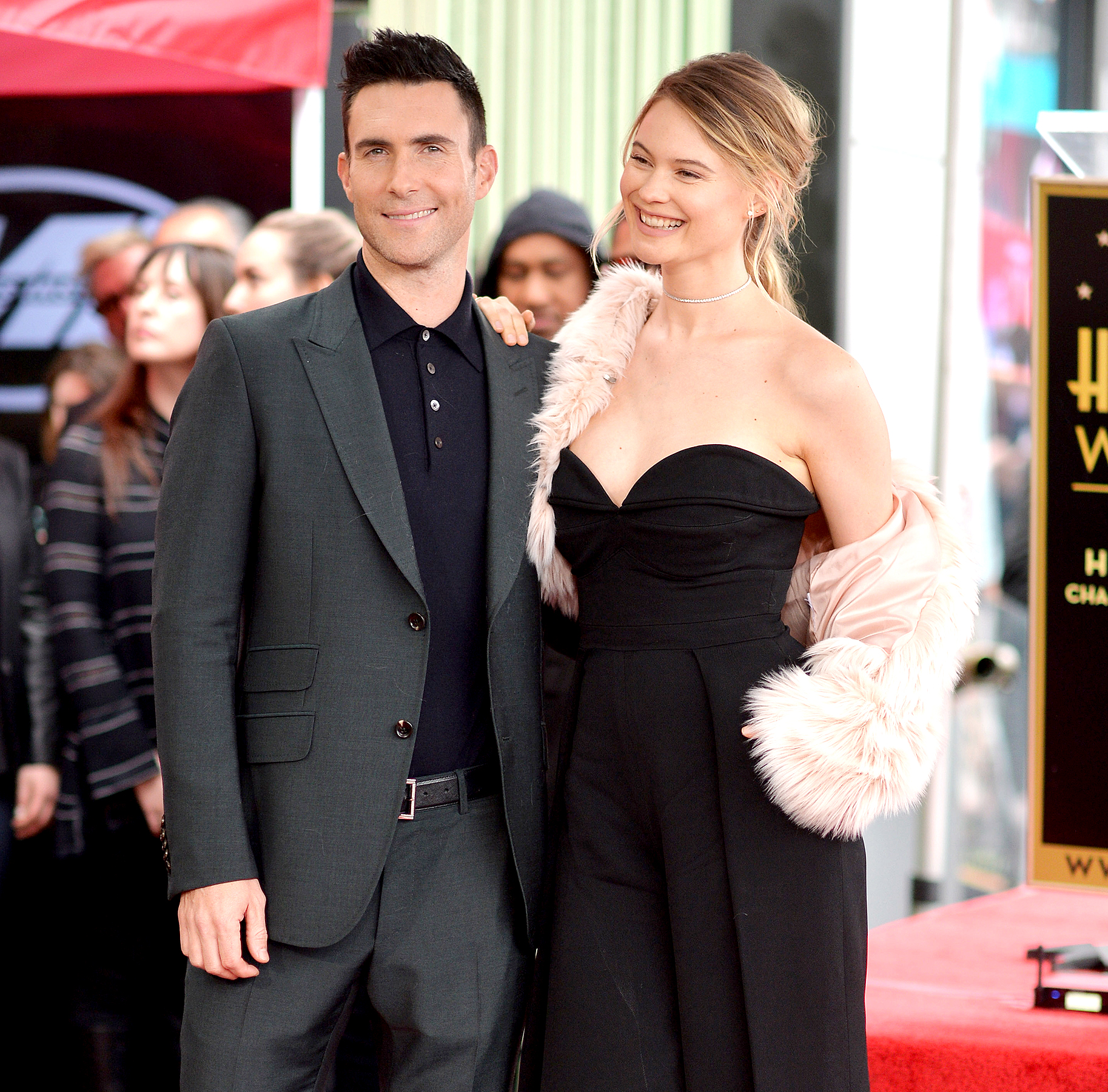 Adam Levine and Behati Prinsloo