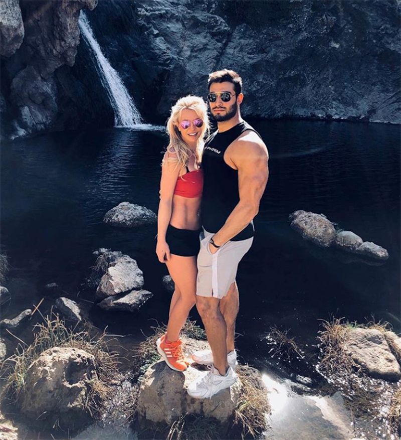 Britney Spears and Sam Asghari Instagram