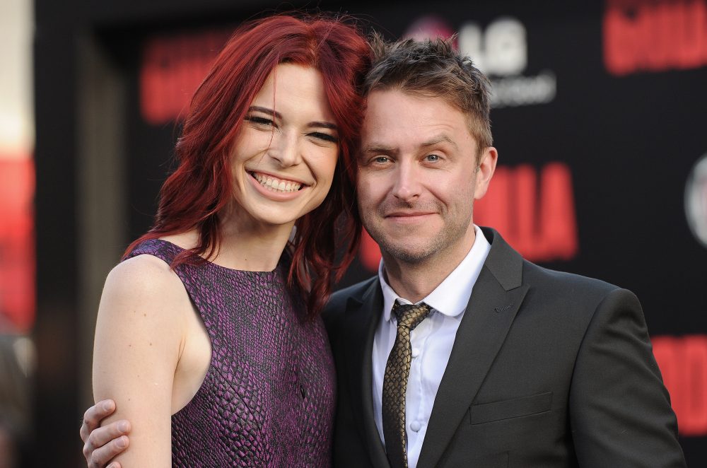 Chris Hardwick and Chloe Dykstra