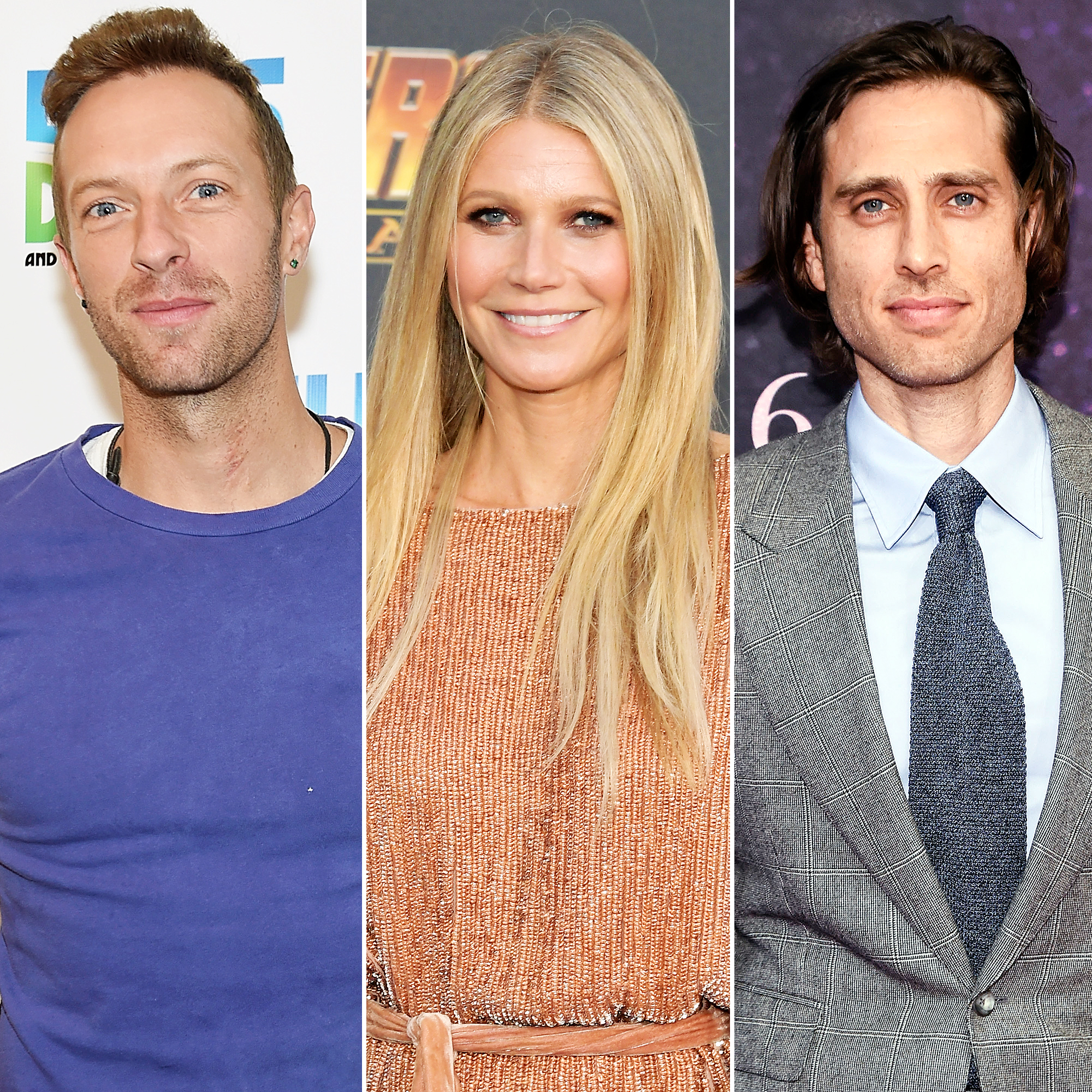 Chris Martin Gwyneth Paltrow Brad Falchuk Father's Day