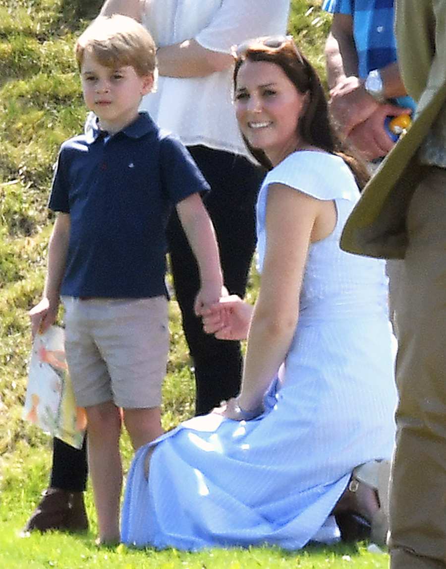 Duchess Kate Prince George Princess Charlotte Prince William Polo Match