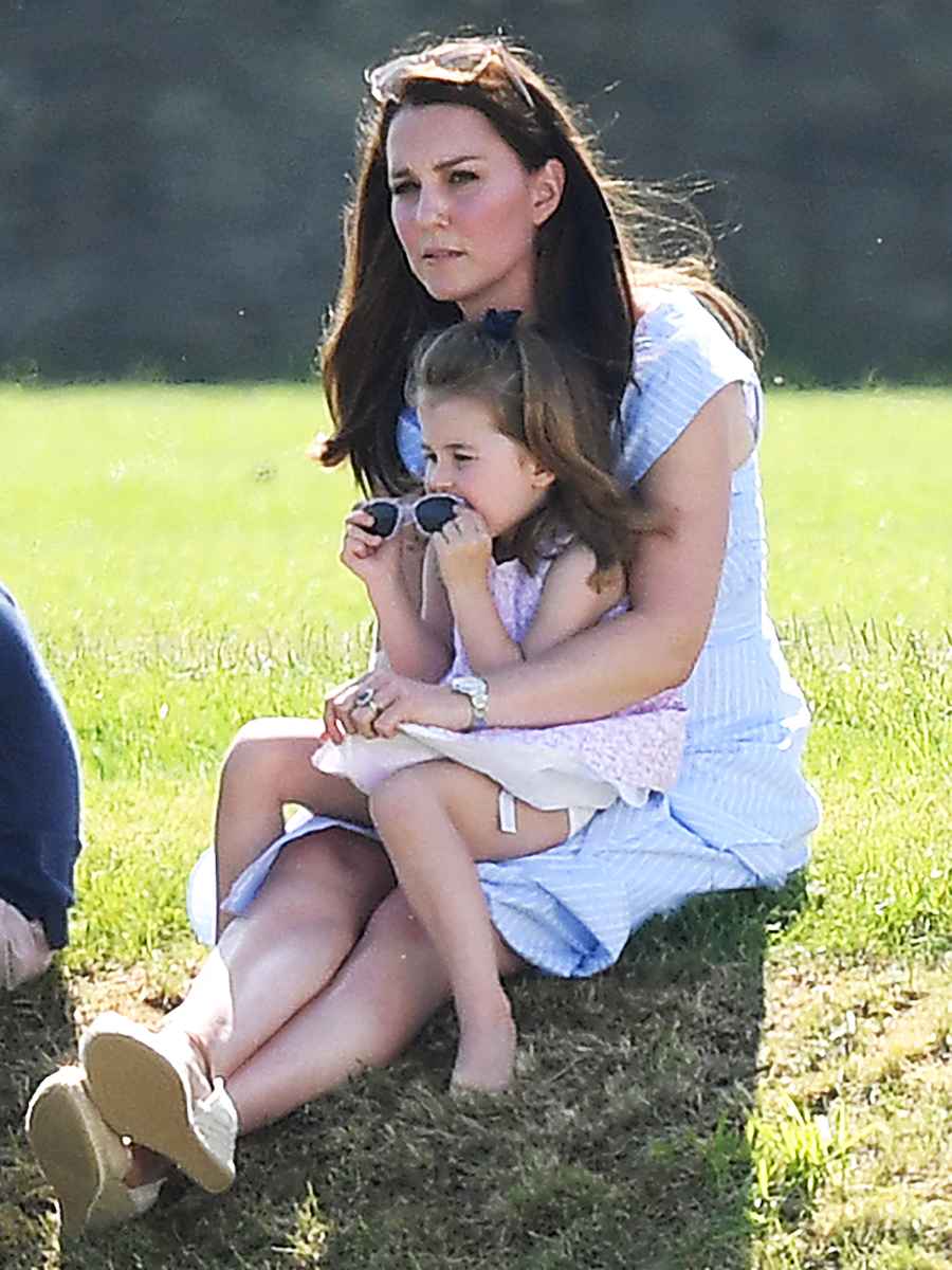 Duchess Kate Prince George Princess Charlotte Prince William Polo Match