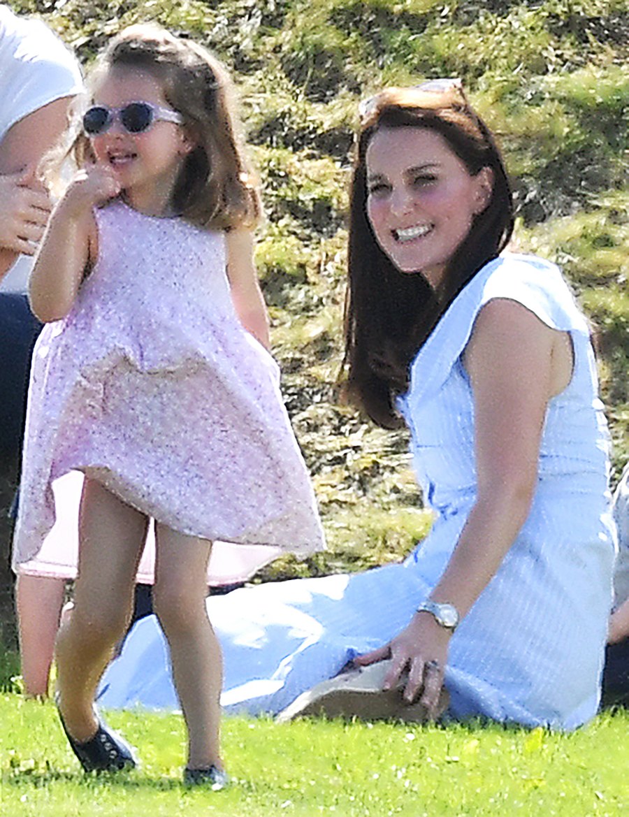 Duchess Kate Prince George Princess Charlotte Prince William Polo Match