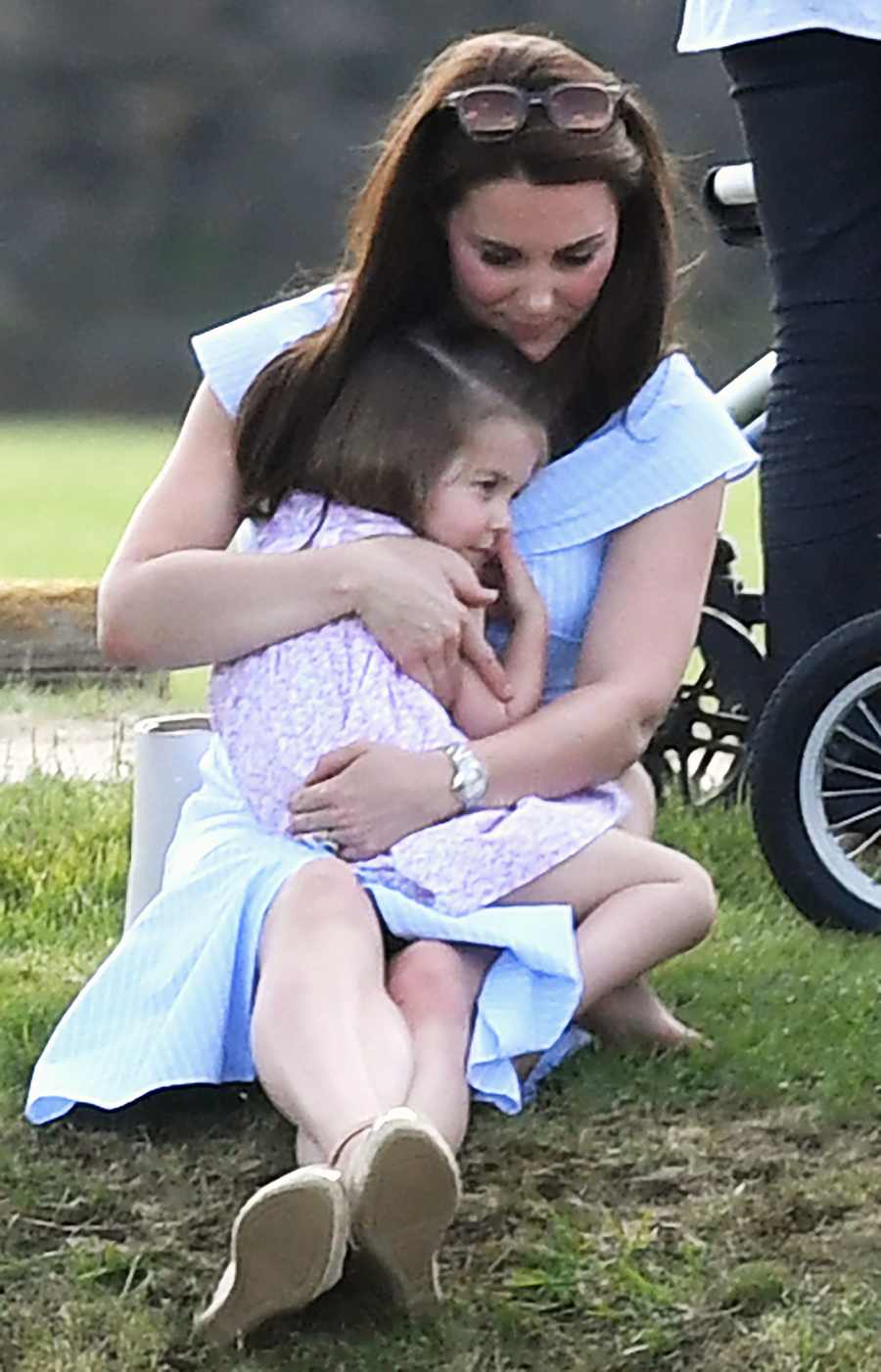 Duchess Kate Prince George Princess Charlotte Prince William Polo Match