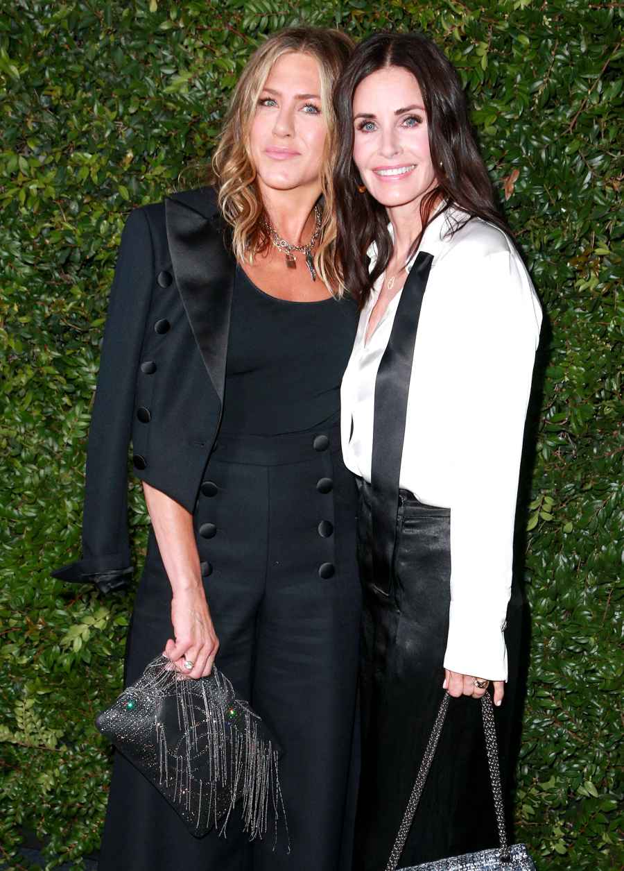 Courteney Cox and Jennifer Aniston