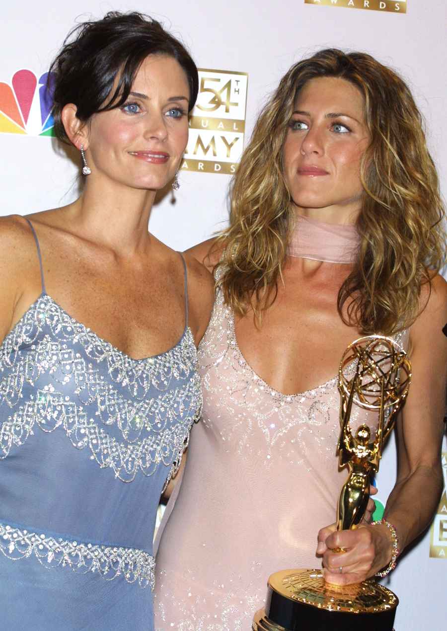 Courteney Cox and Jennifer Aniston