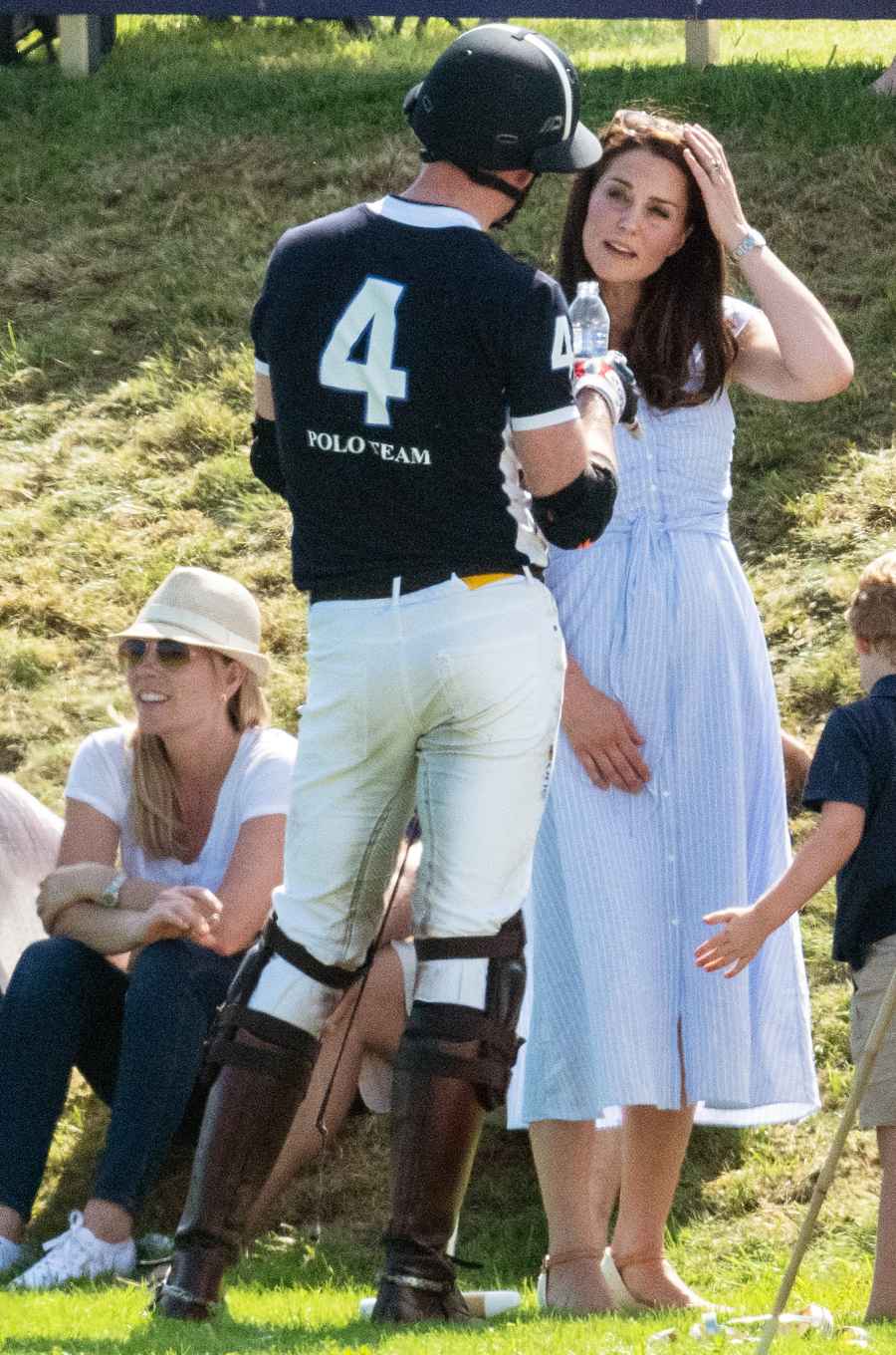 Duchess Kate Prince George Princess Charlotte Prince William Polo Match