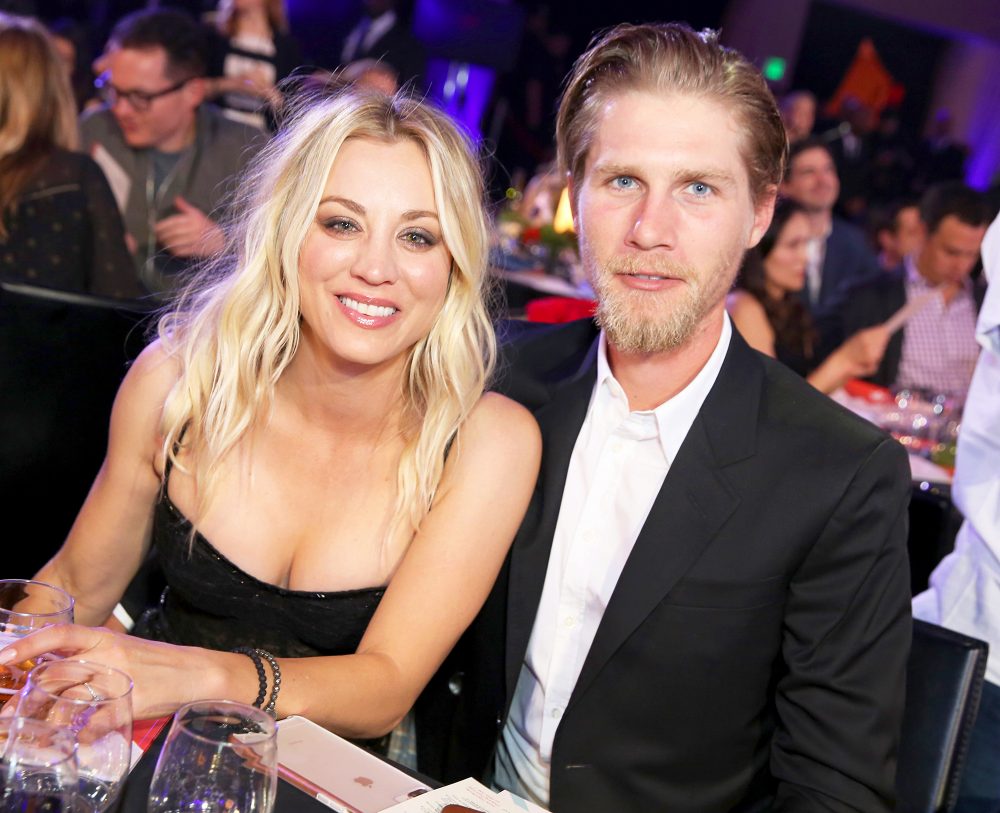 Kaley Cuoco and Karl Cook attend Seth Rogen's Hilarity For Charity 2018 at Hollywood Palladium in Los Angeles, California.