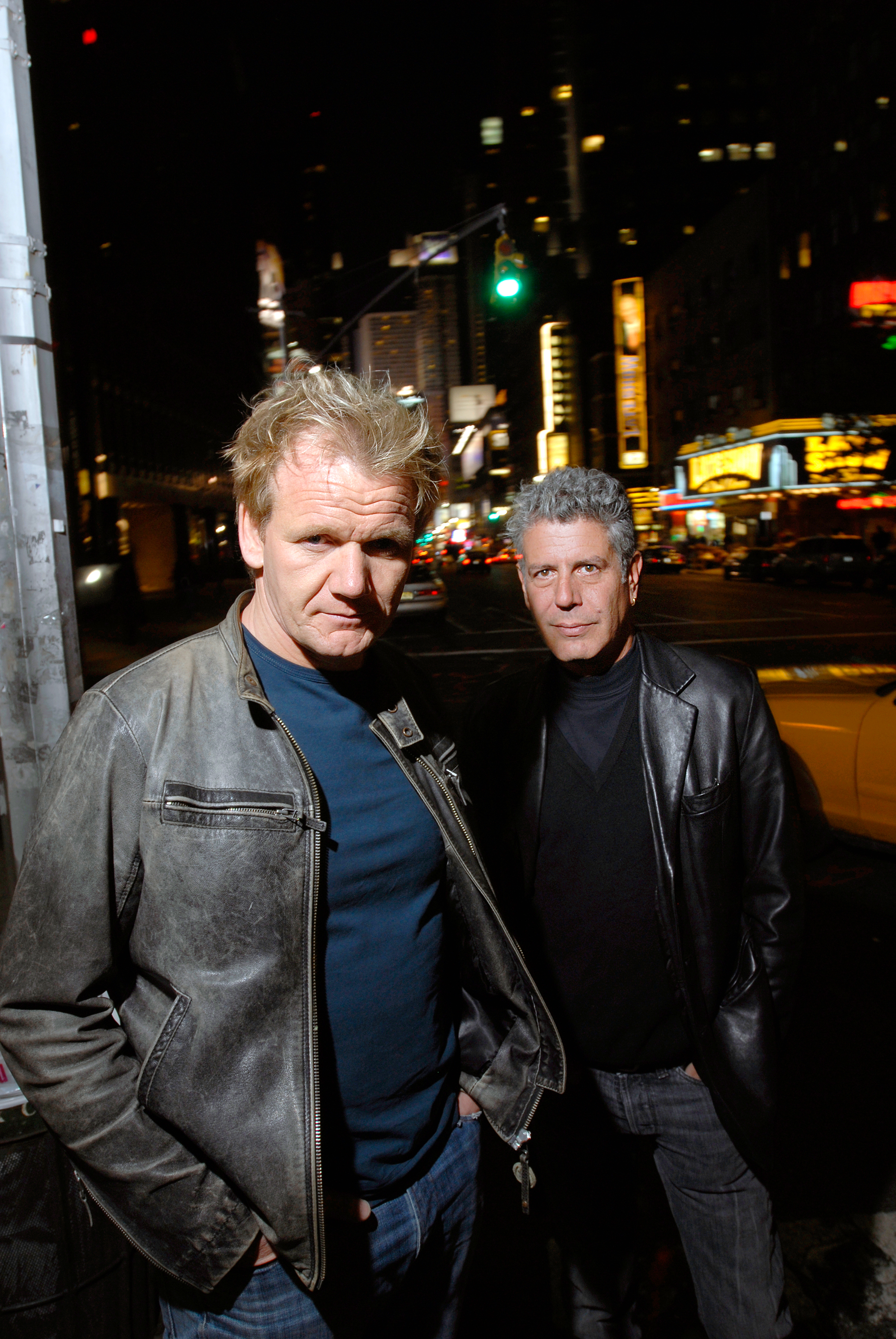 Gordon Ramsay with Anthony Bourdain