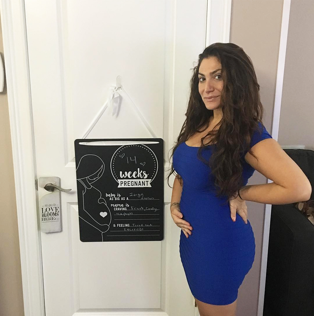 Deena Cortese baby bump