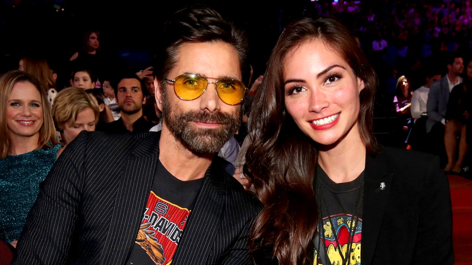 John Stamos and Caitlin McHugh