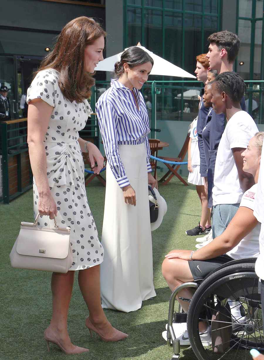 Kate Middleton, Meghan Markle, Duchess of Cambridge, Duchess of Sussex, Wimbledon Championships