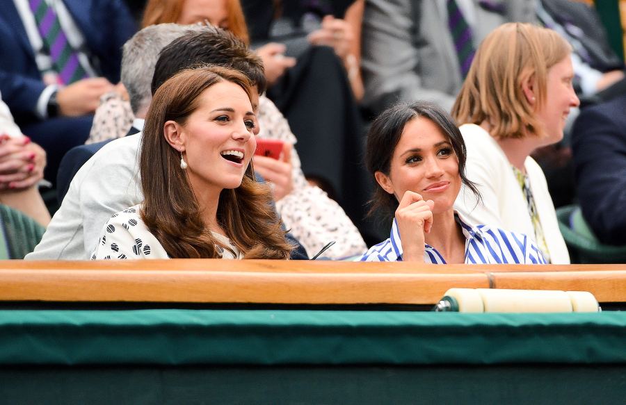 Kate Middleton, Meghan Markle, Duchess of Cambridge, Duchess of Sussex, Wimbledon Championships