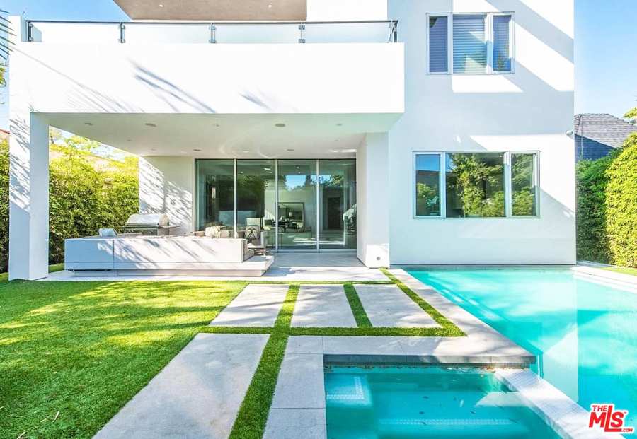 Kendall Jenner Ben Simmons West Hollywood Home Swimming Pool