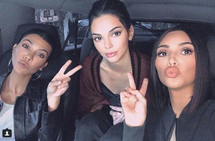 Kourtney Kardashian, Kendall Jenner and Kim Kardashian
