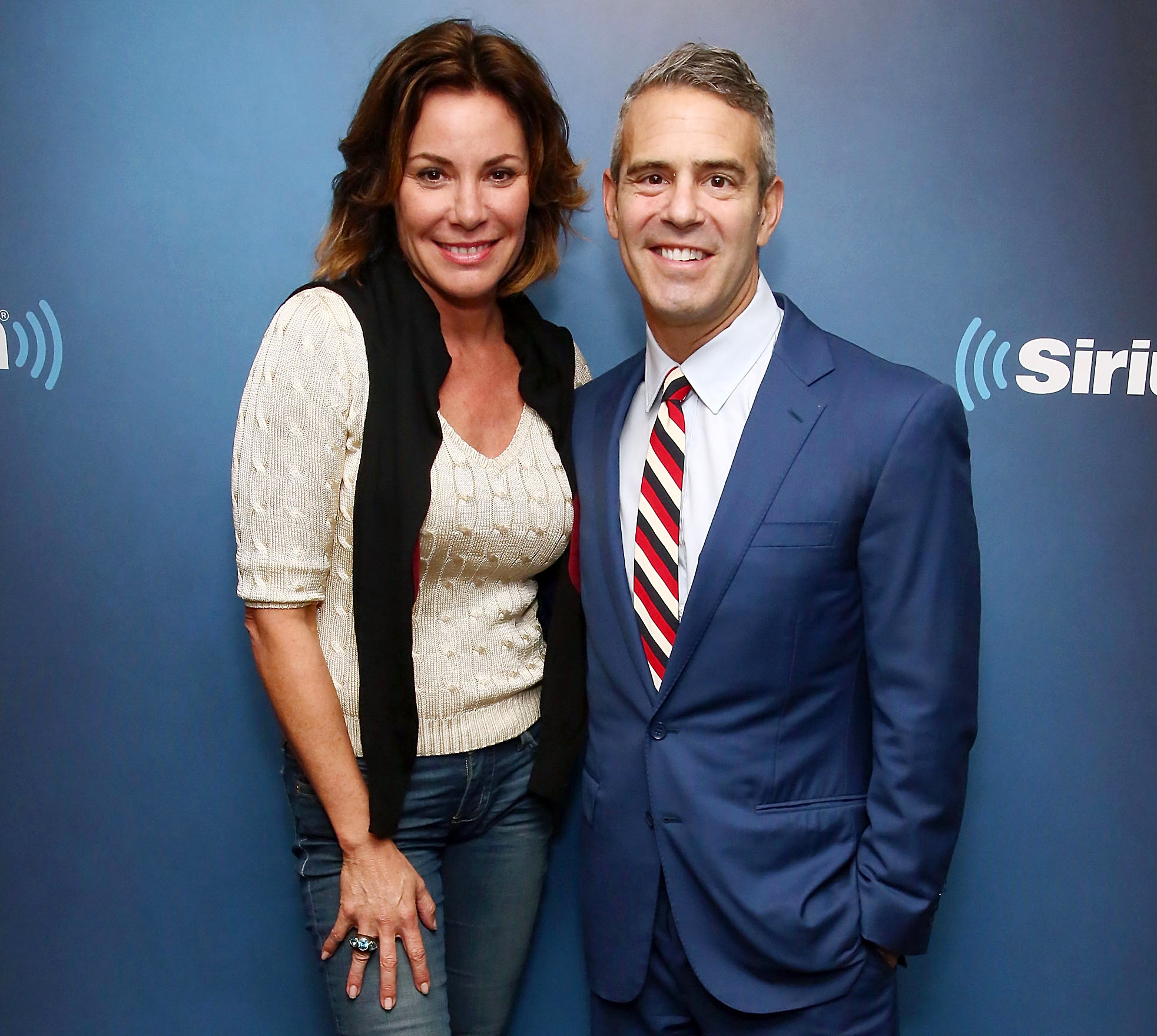 Luann de Lesseps and Andy Cohen
