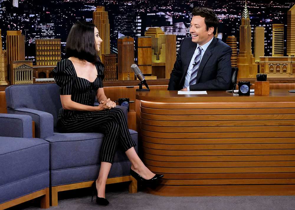 ashton kutcher mila kunis jimmy fallon