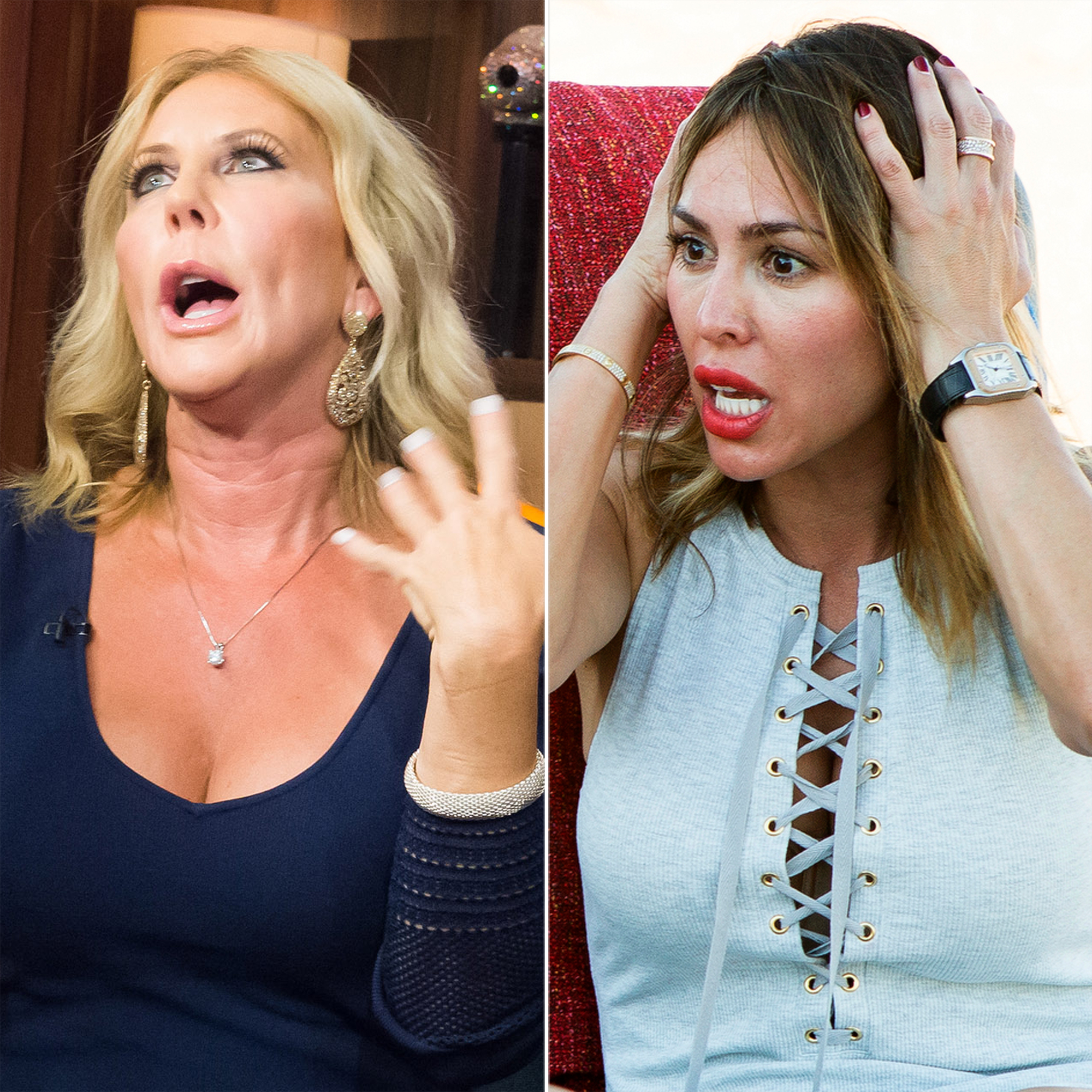 Vicki Gunvalson and Kelly Dodd Get Into Explosive Fight