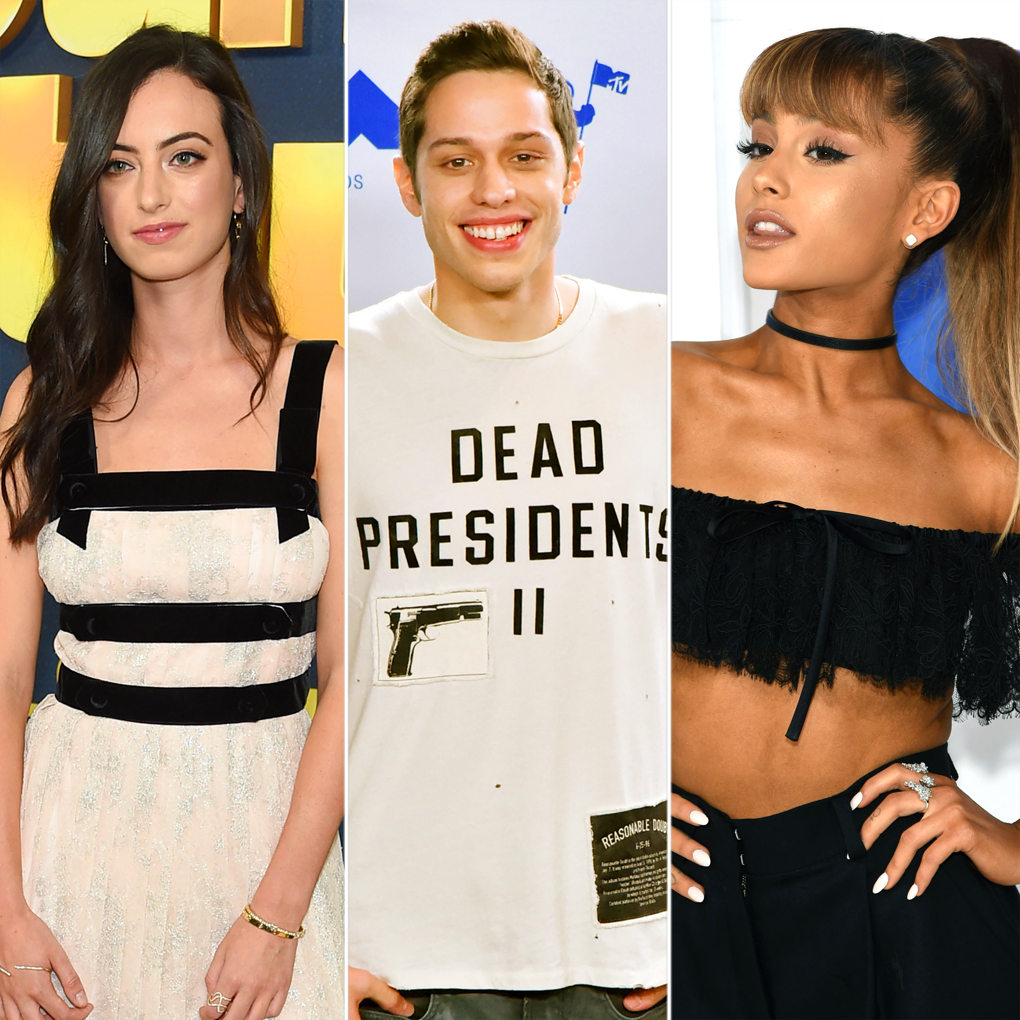 Cazzie David, Pete Davidson and Ariana Grande
