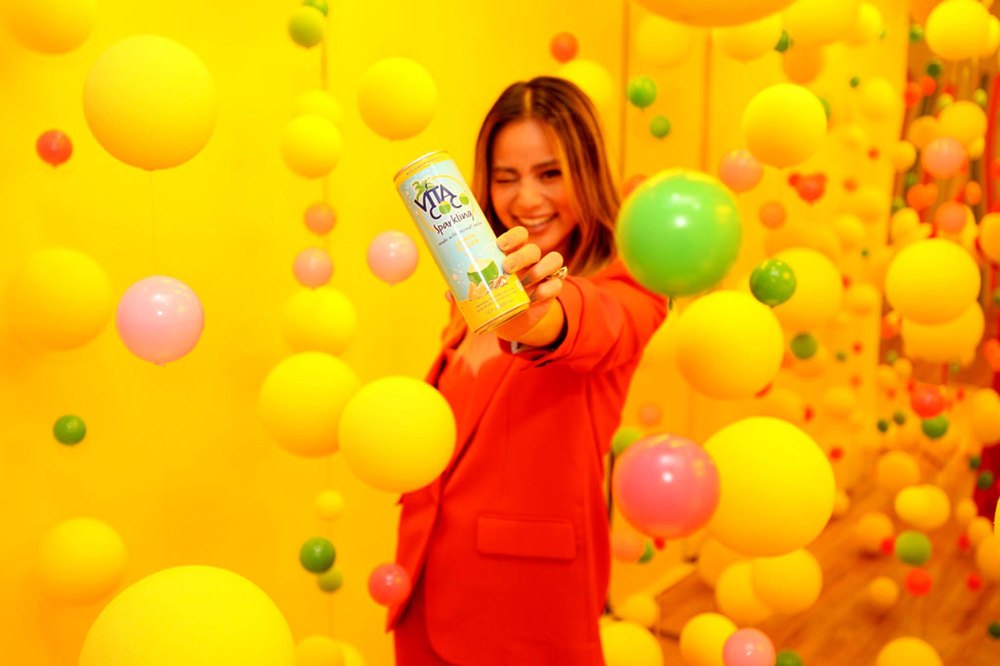 Jamie Chung Vita Coco Sparkling event diet fitness