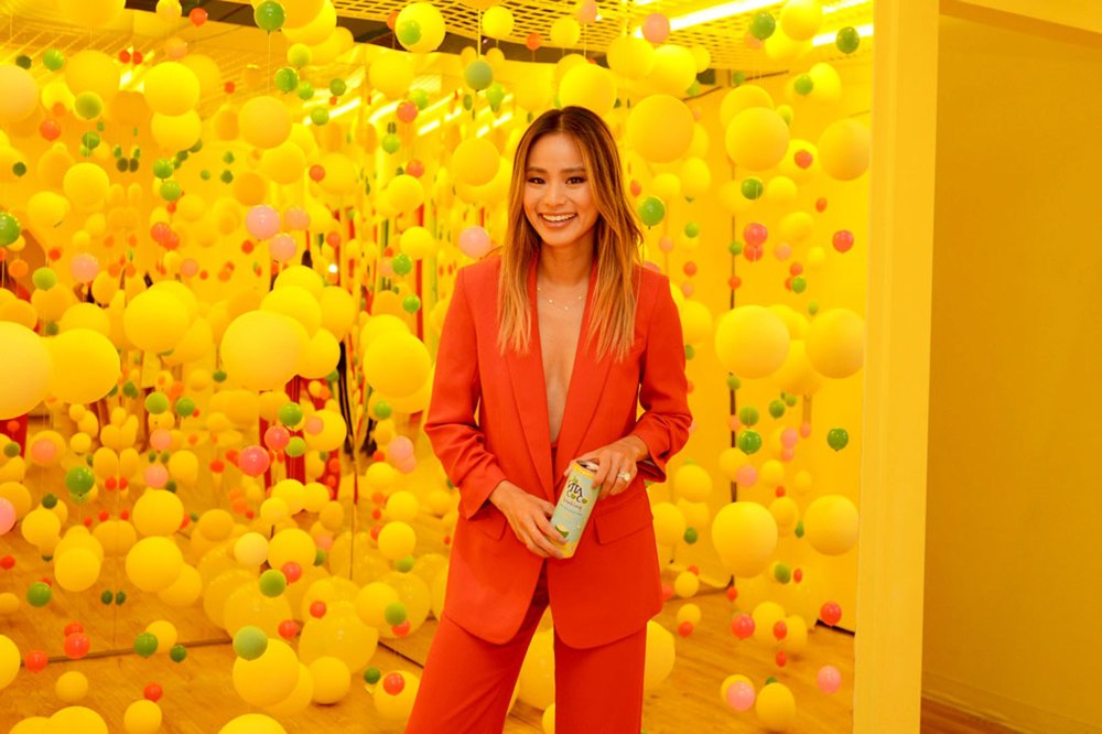 Jamie Chung Vita Coco Sparkling event diet fitness