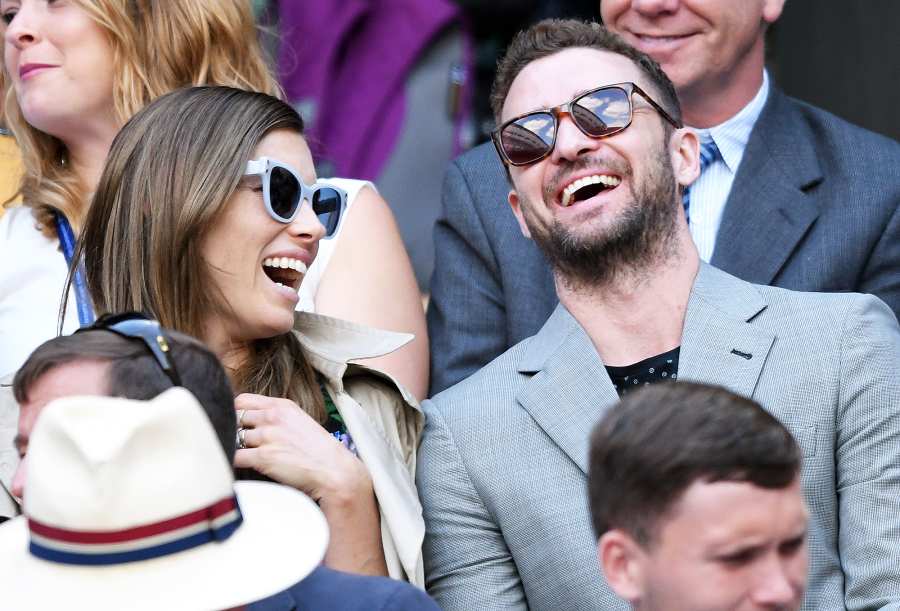 Jessica Biel Justin Timberlake Wimbledon