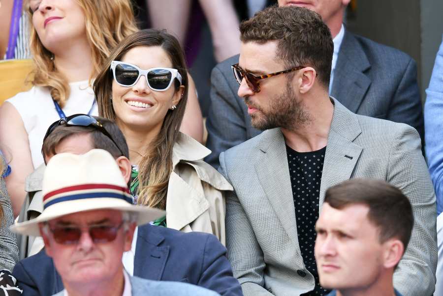 Jessica Biel Justin Timberlake Wimbledon