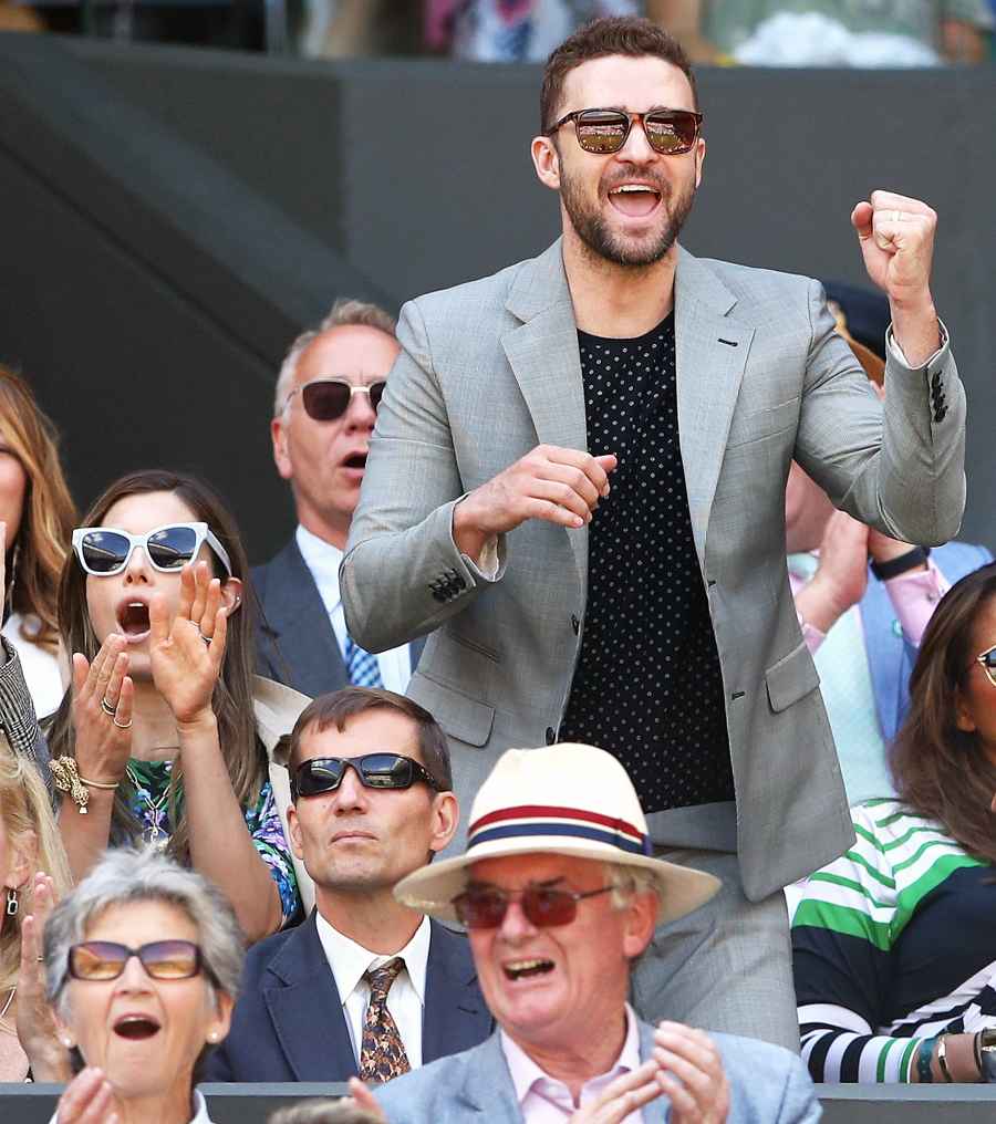 Jessica Biel Justin Timberlake Wimbledon