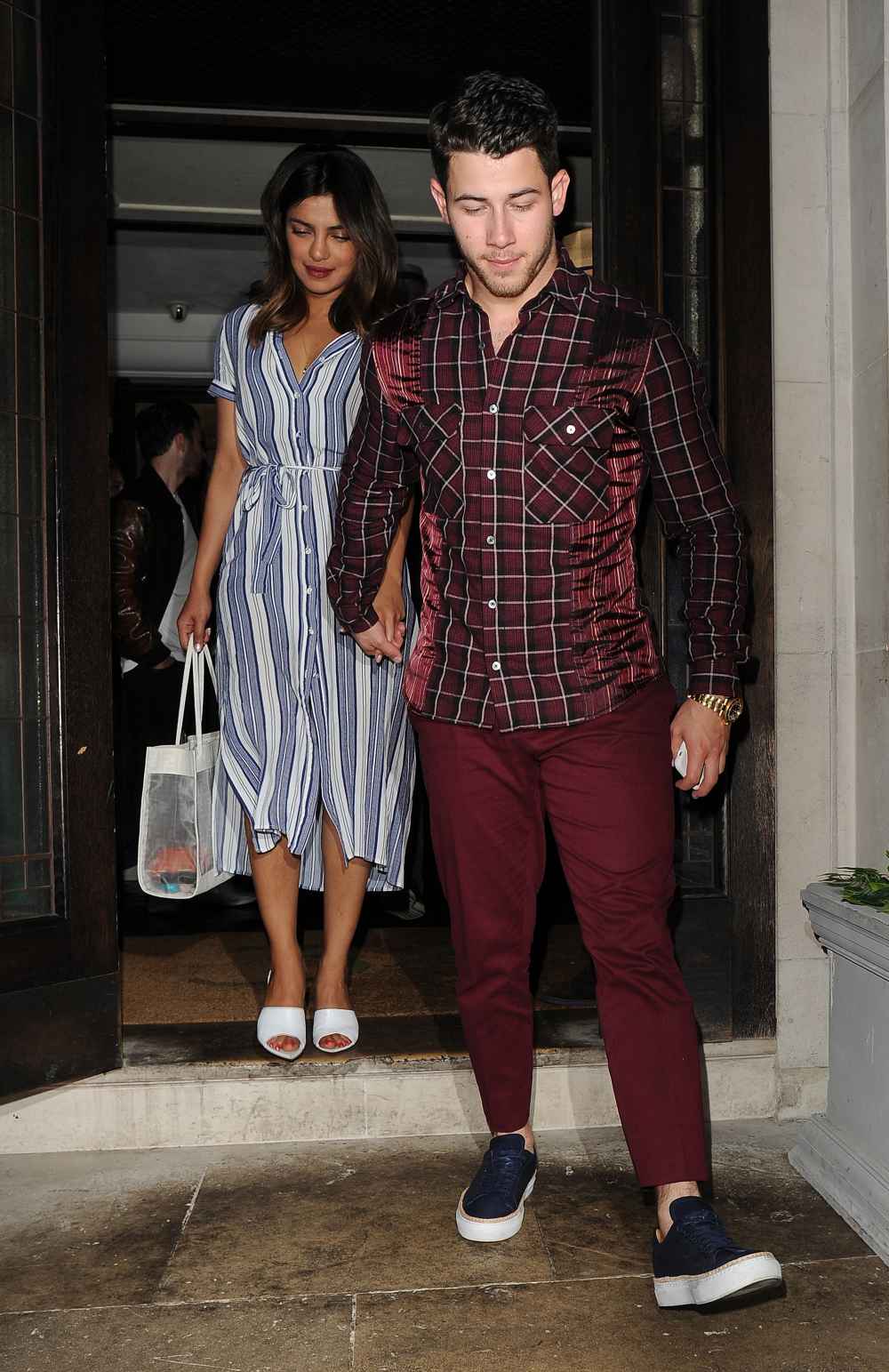 Nick Jonas and his girlfriend Priyanka Chopra