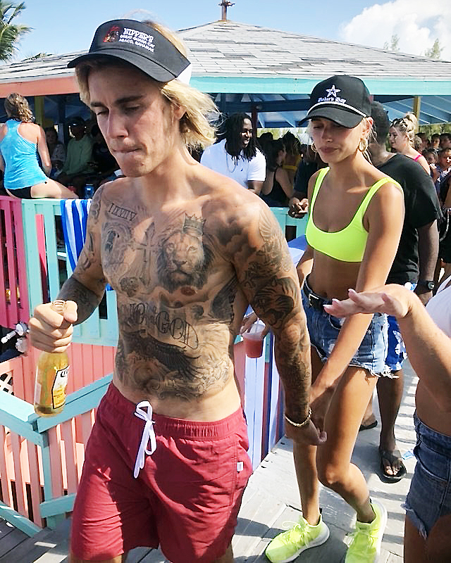 Justin Bieber Hailey Baldwin Bahamas