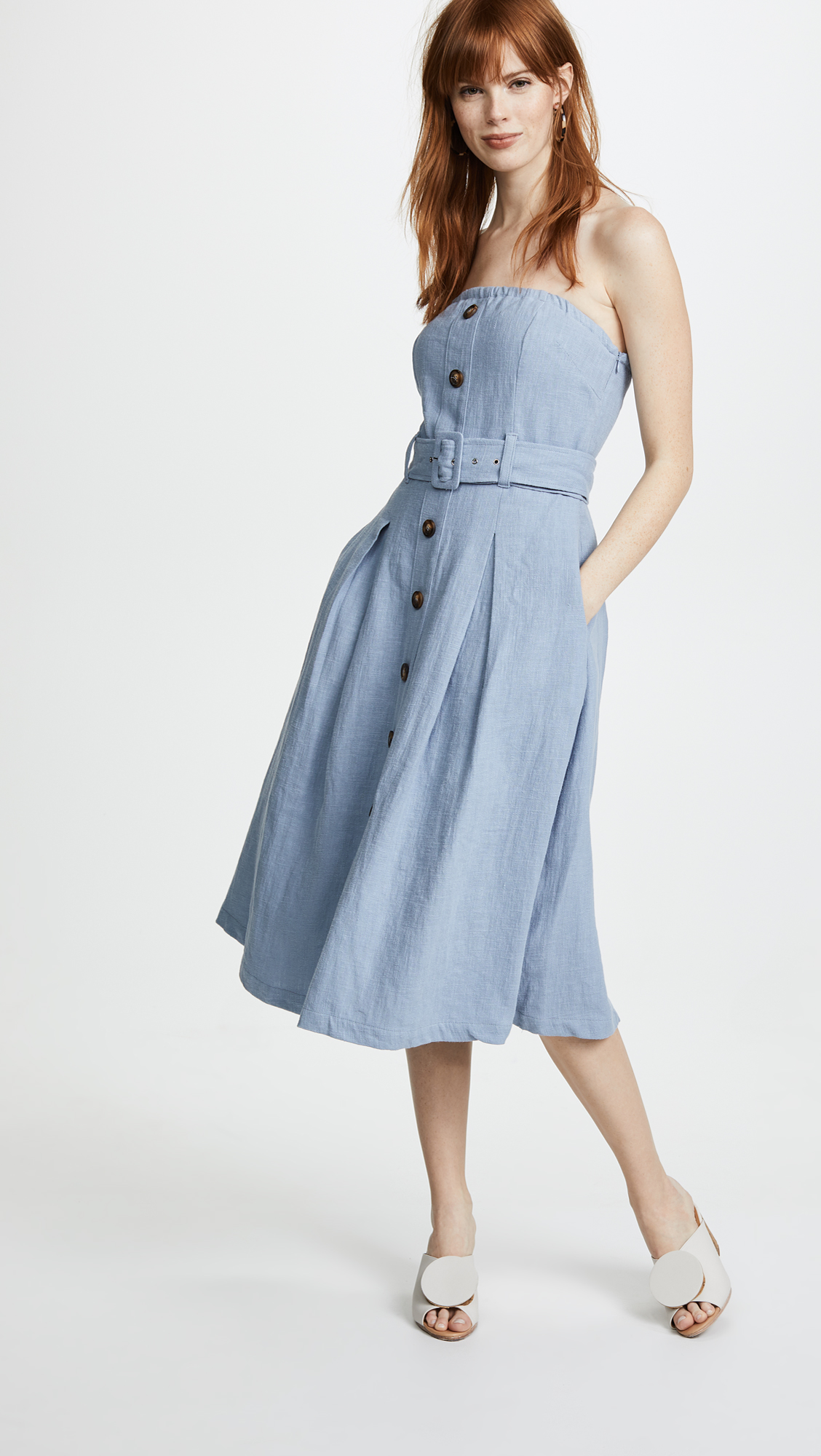 strapless summer dress on sale