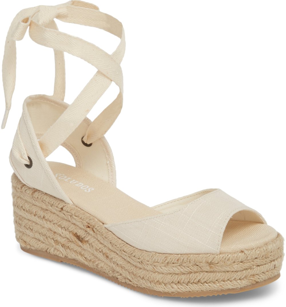 espadrille wedge platform sandals