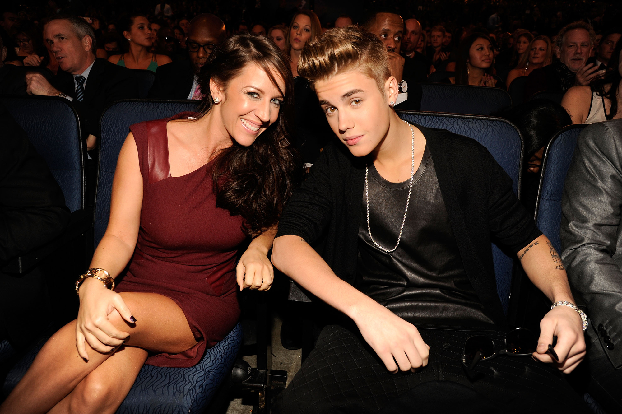 Pattie Malette and Justin Bieber