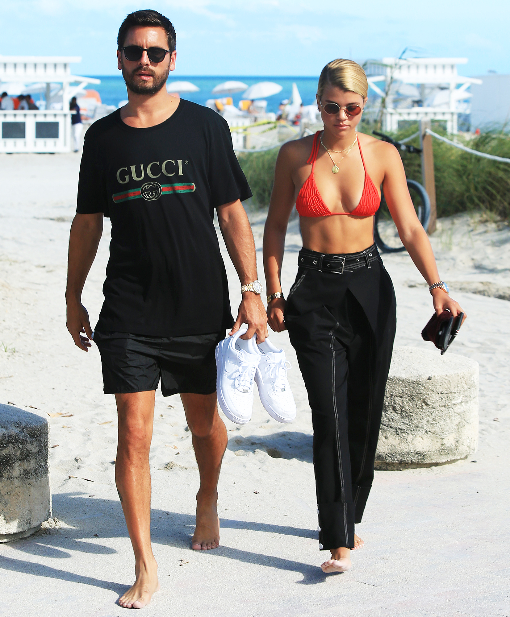 Scott Disick Sofia Richie Bare Butt Greece Vacation