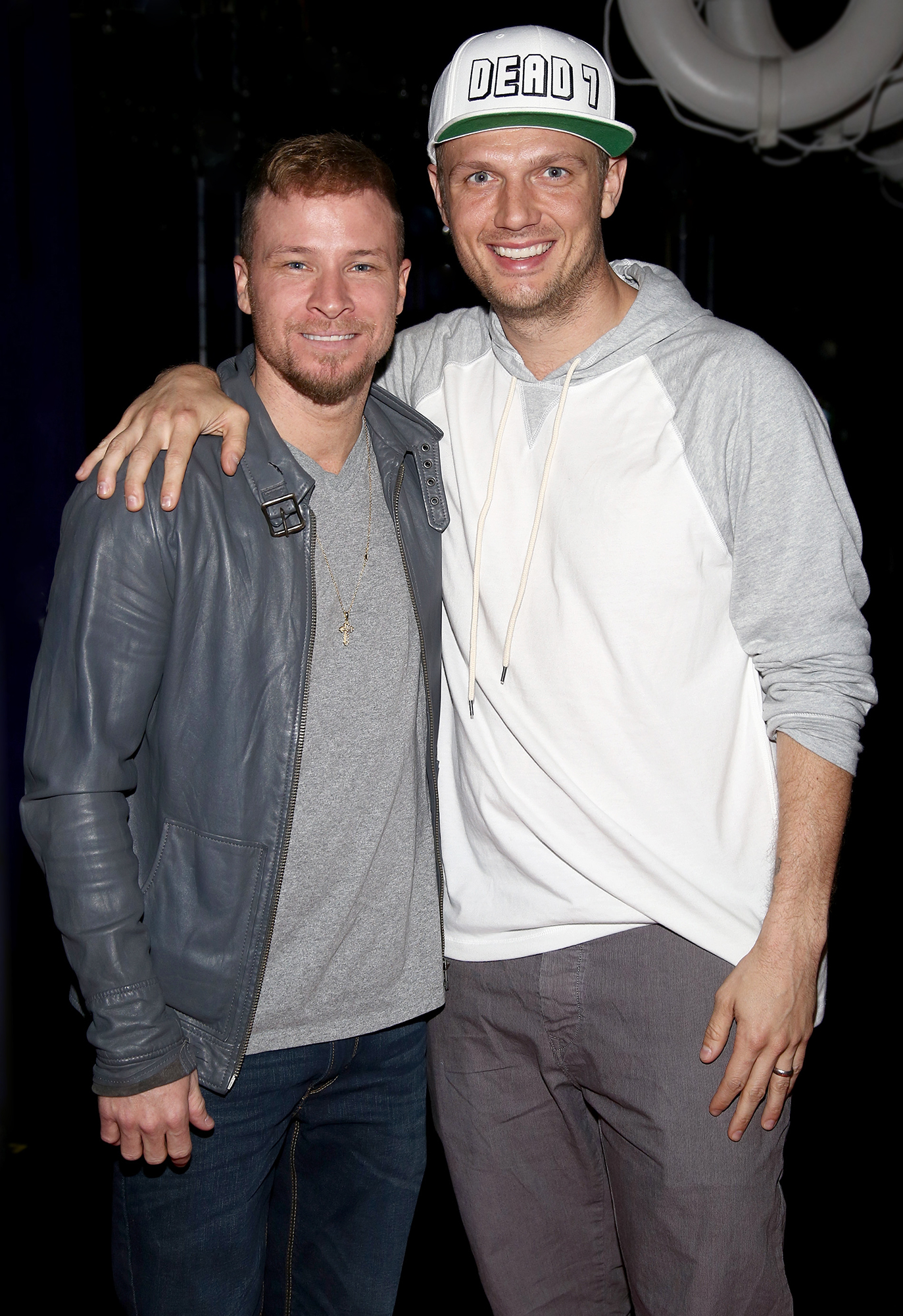 Brian Littrell and Nick Carter.