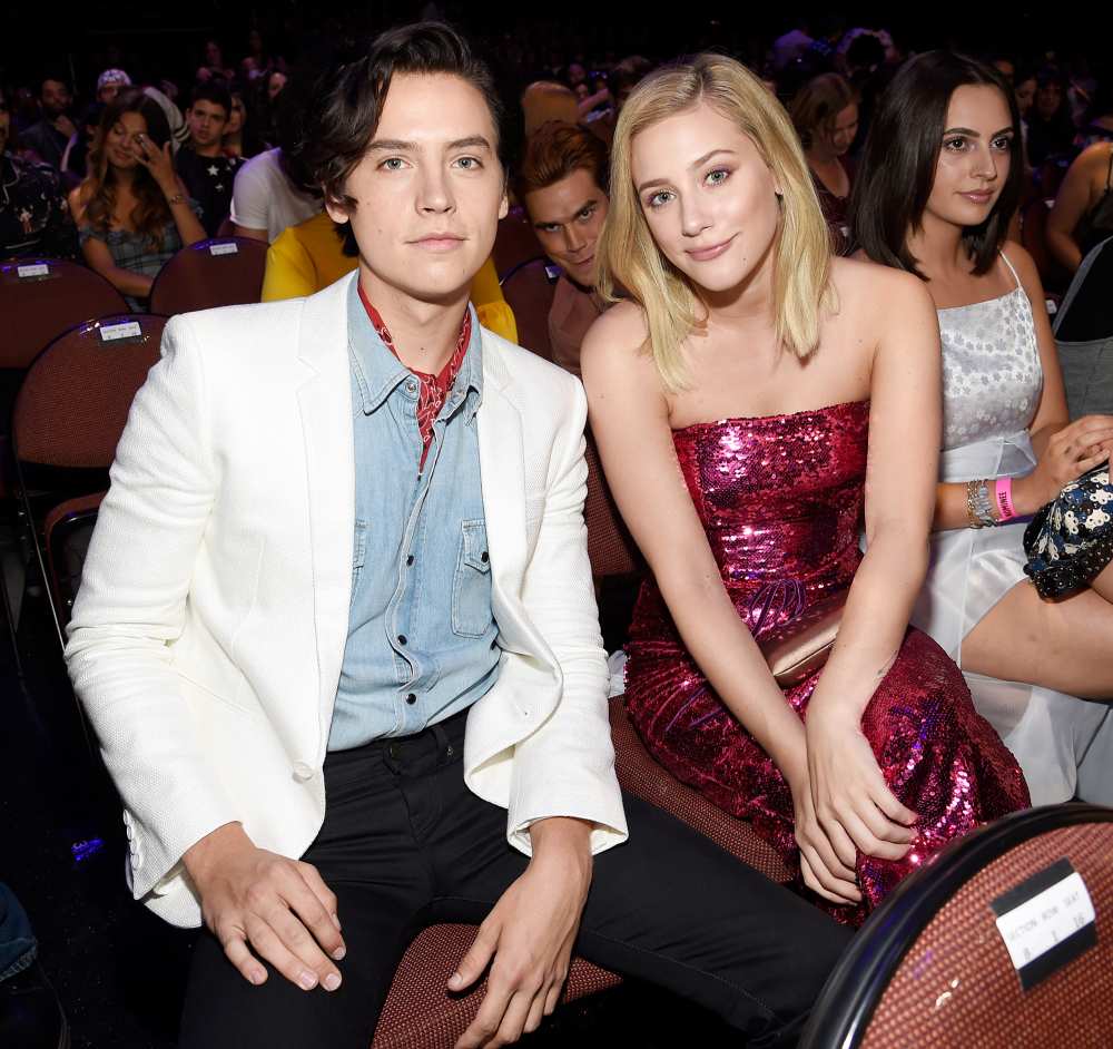 Inside Teen Choice Awards 2018 KJ Apa photobomb Cole Sprouse Lili Reinhart