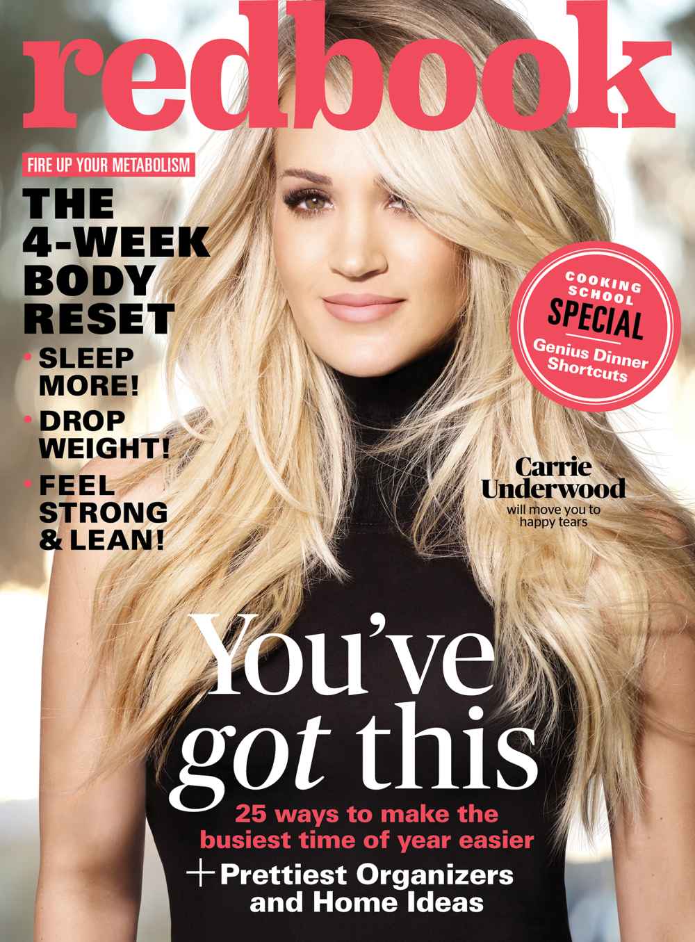 Carrie Underwood for Redbook Magazine.