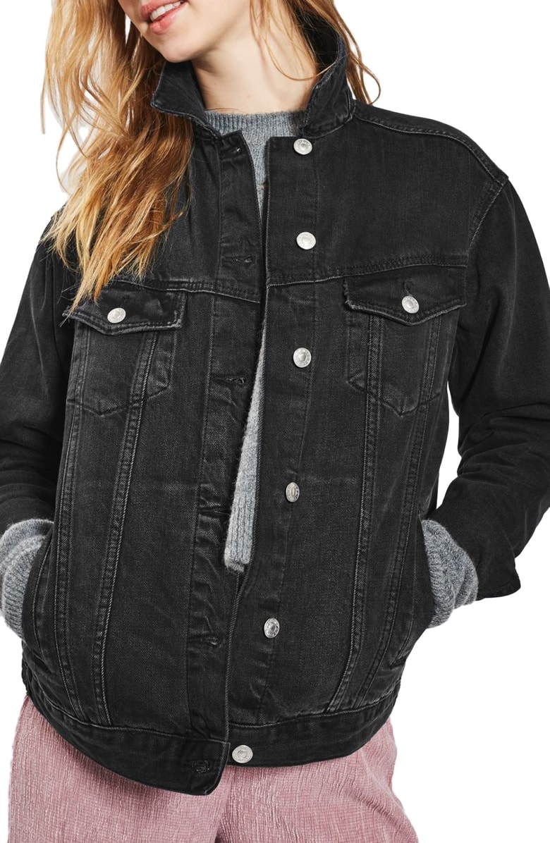 Topshop Oversize Denim Jacket