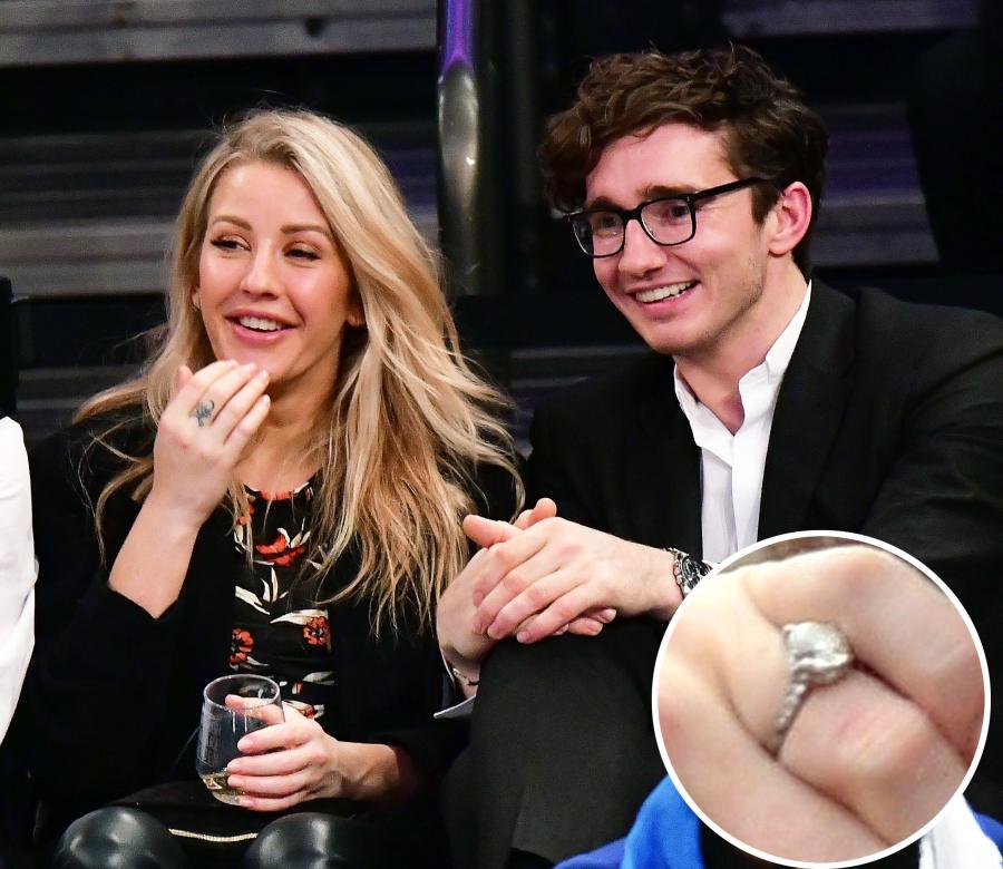 Ellie Goulding and Caspar Jopling