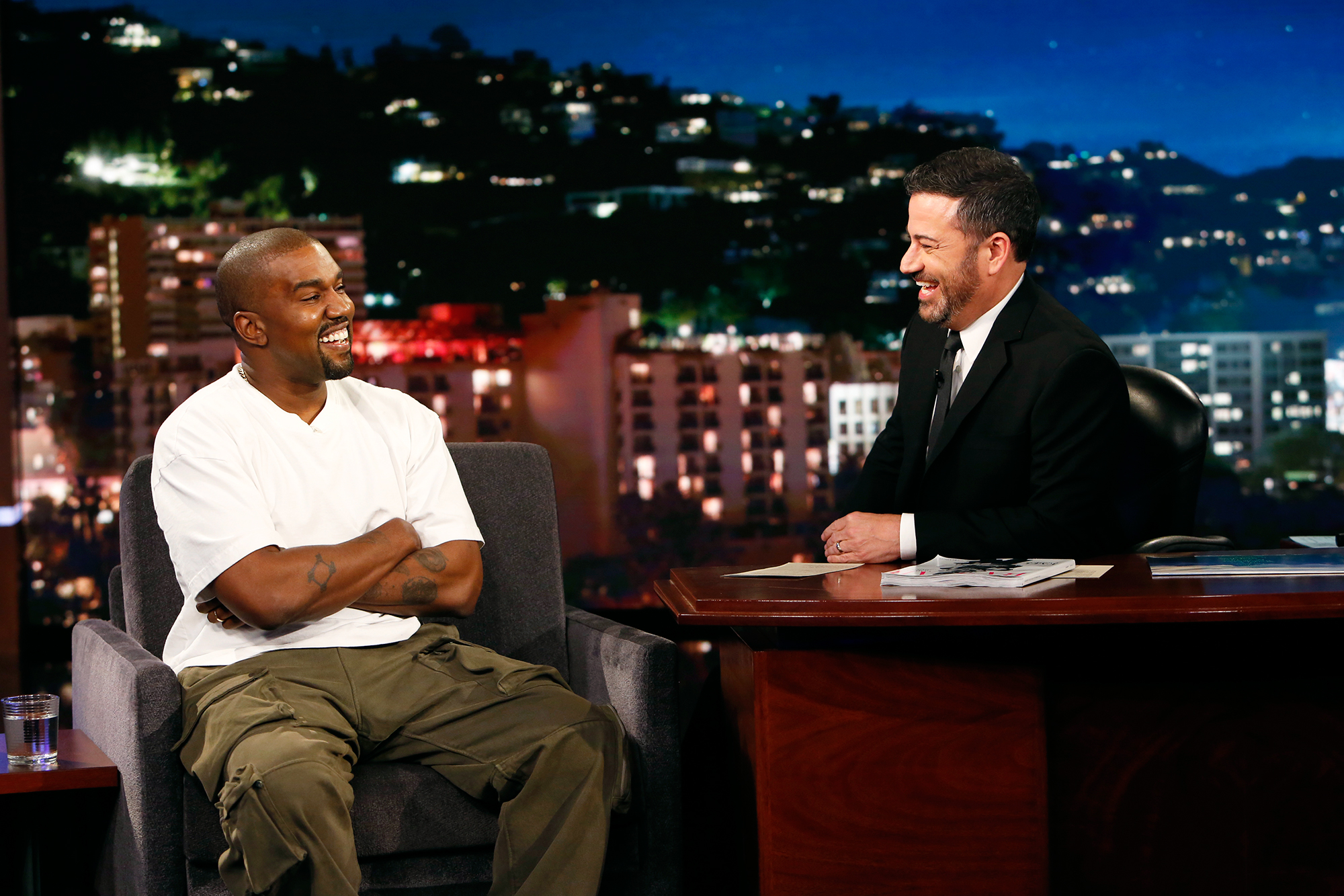 Kanye West Finally Answers Jimmy Kimmel’s Question About Donald Trump Caring About People