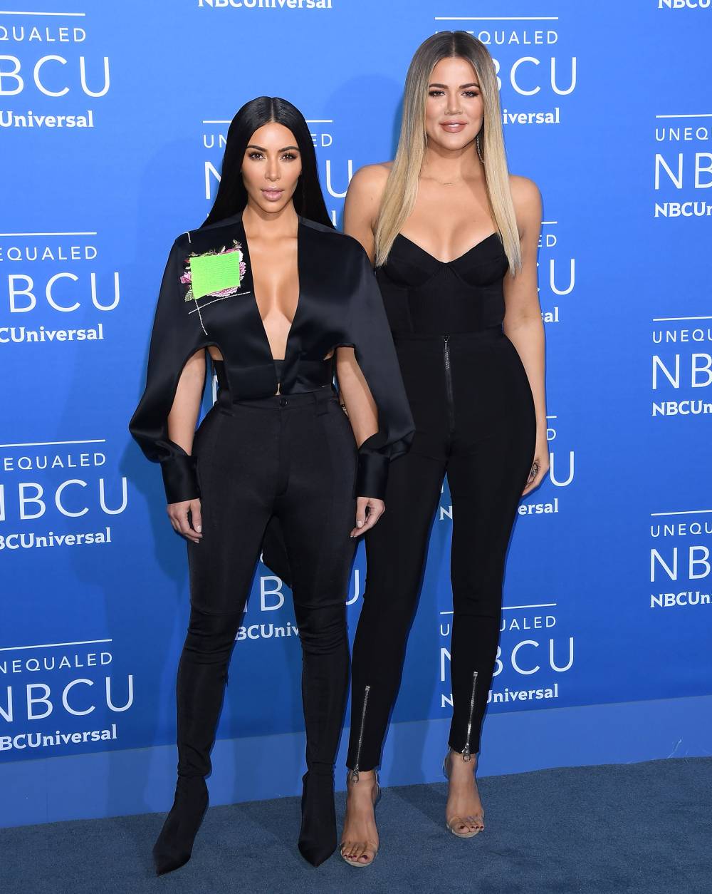 Kim and Khloe Kardashian